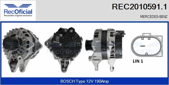 Alternator (REC2010591.1)