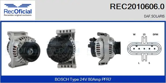 Alternator (REC2010606.0)