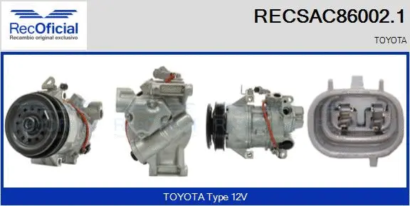 Compressor, air conditioning (RECSAC86002.1)