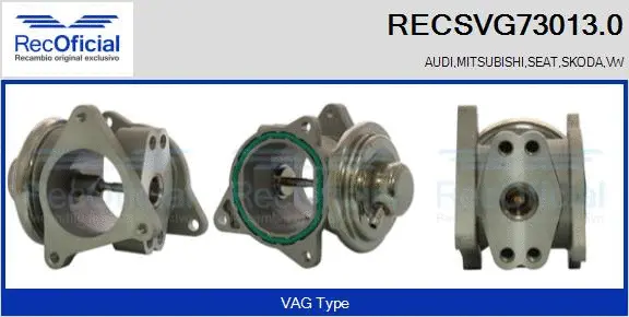 EGR Valve (RECSVG73013.0)