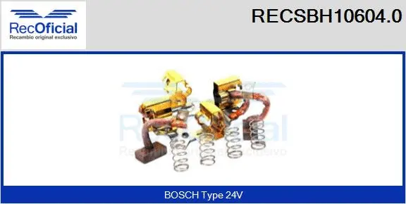 Holder, carbon brushes (RECSBH10604.0)