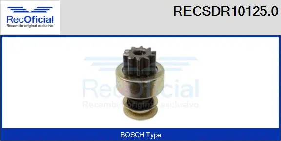Pinion, starter (RECSDR10125.0)