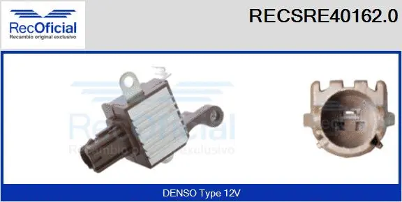 Alternator Regulator (RECSRE40162.0)