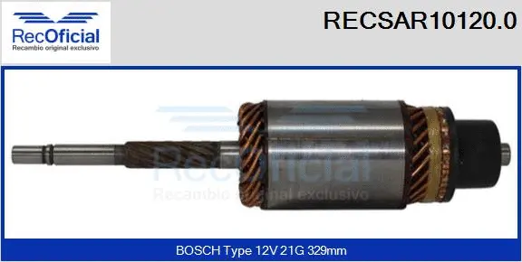 Armature, starter (RECSAR10120.0)