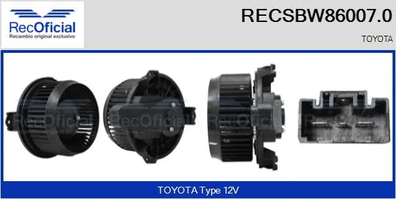 Interior Blower (RECSBW86007.0)