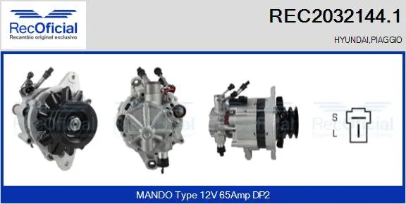 Alternator (REC2032144.1)