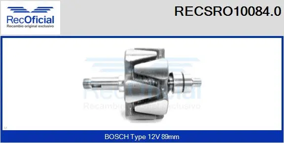 Rotor, alternator (RECSRO10084.0)