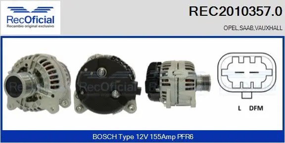 Alternator (REC2010357.0)
