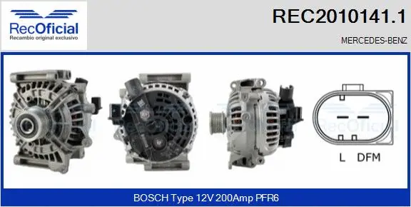Alternator (REC2010141.1)