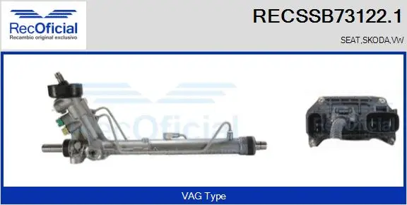 Steering Gear (RECSSB73122.1)
