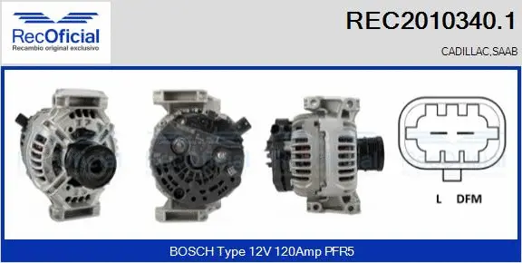 Alternator (REC2010340.1)