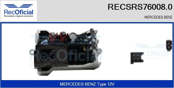 Resistor, interior blower (RECSRS76008.0)