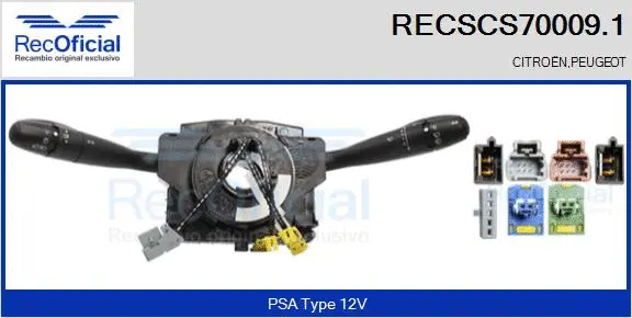Steering Column Switch (RECSCS70009.1)