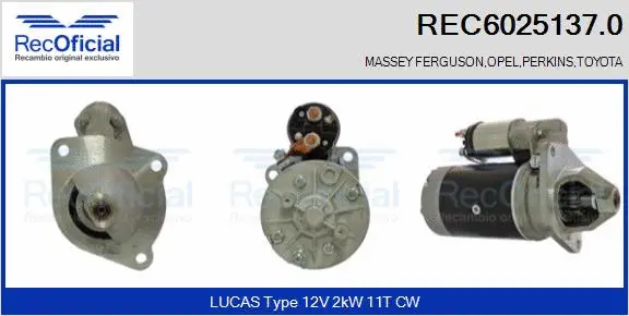 Starter (REC6025137.0)