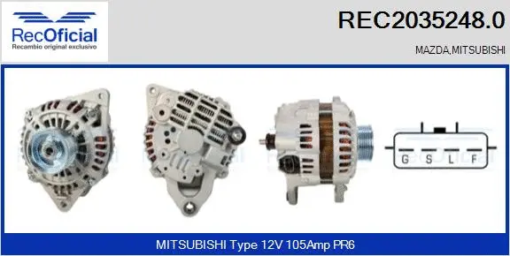 Alternator (REC2035248.0)