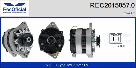 Alternator (REC2015057.0)