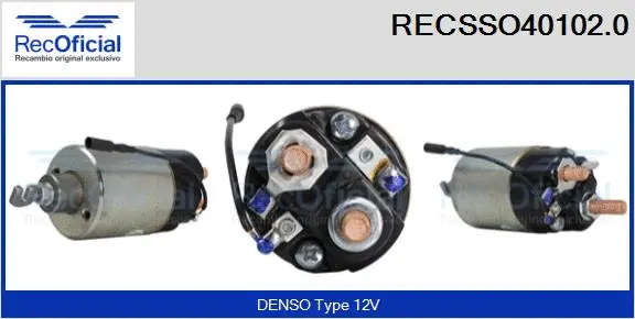 Solenoid Switch, starter (RECSSO40102.0)