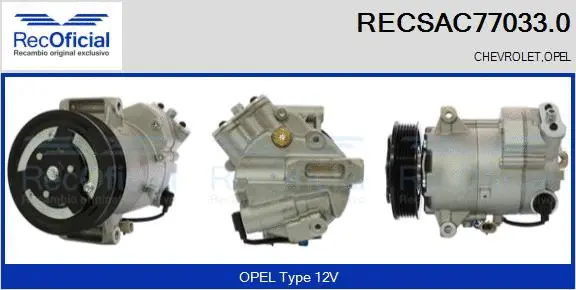 Compressor, air conditioning (RECSAC77033.0)