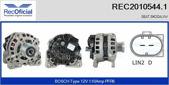 Alternator (REC2010544.1)