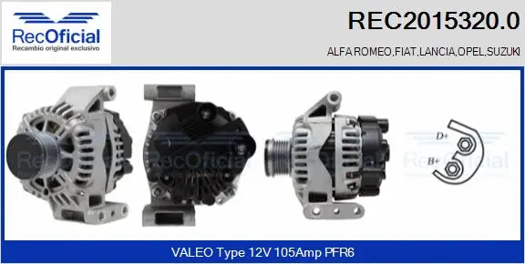 Alternator (REC2015320.0)