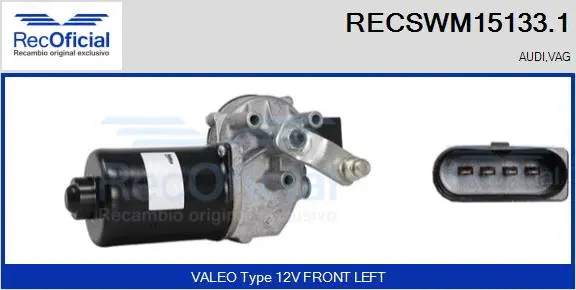 Wiper Motor (RECSWM15133.1)
