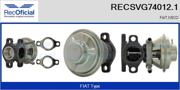 EGR Valve (RECSVG74012.1)