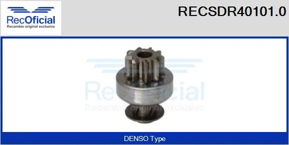 Pinion, starter (RECSDR40101.0)
