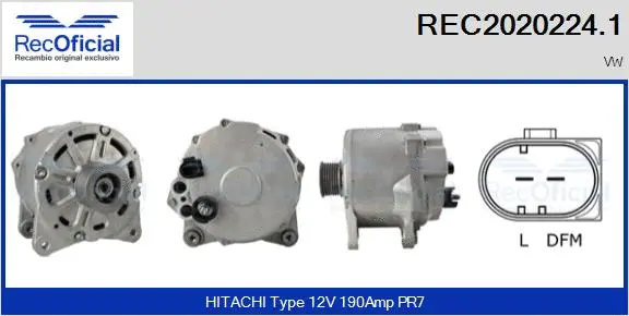 Alternator (REC2020224.1)