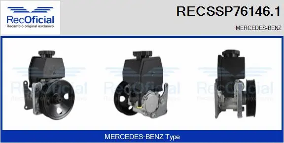 Hydraulic Pump, steering (RECSSP76146.1)