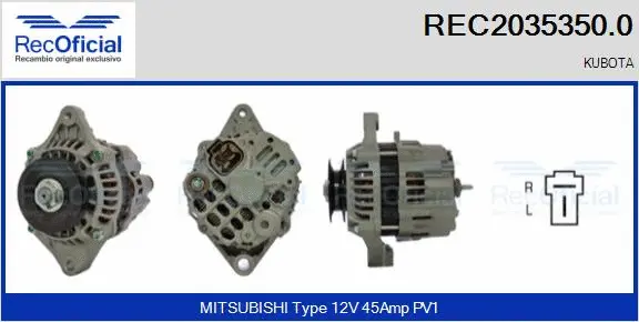 Alternator (REC2035350.0)