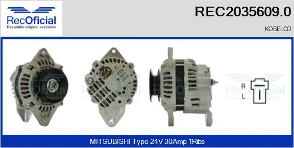 Alternator (REC2035609.0)
