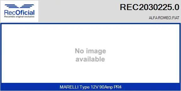 Alternator (REC2030225.0)