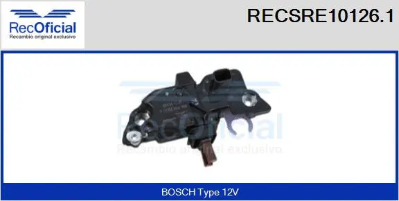Alternator Regulator (RECSRE10126.1)