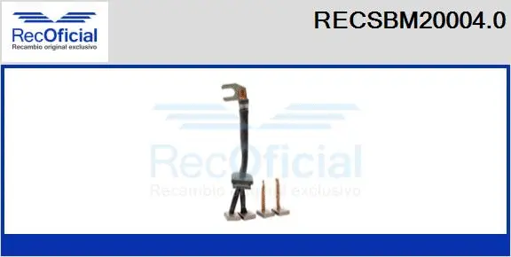 Carbon Brush, starter (RECSBM20004.0)