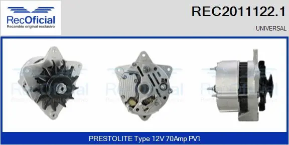 Alternator (REC2011122.1)