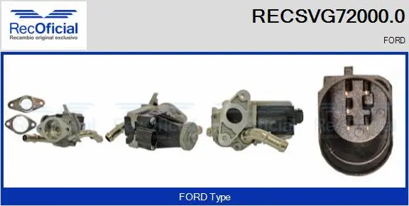 EGR Valve (RECSVG72000.0)