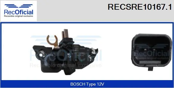 Alternator Regulator (RECSRE10167.1)