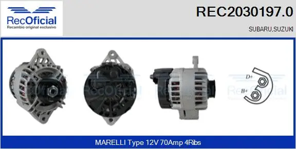 Alternator (REC2030197.0)