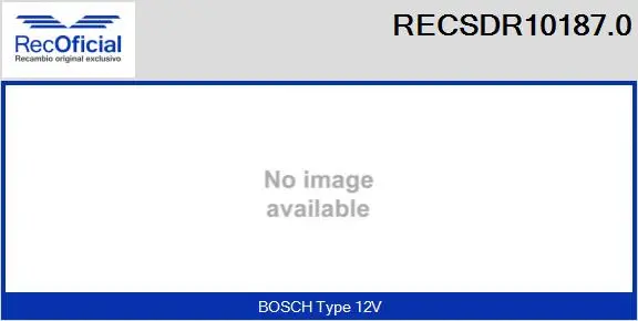 Pinion, starter (RECSDR10187.0)