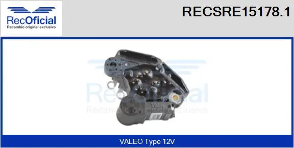 Alternator Regulator (RECSRE15178.1)