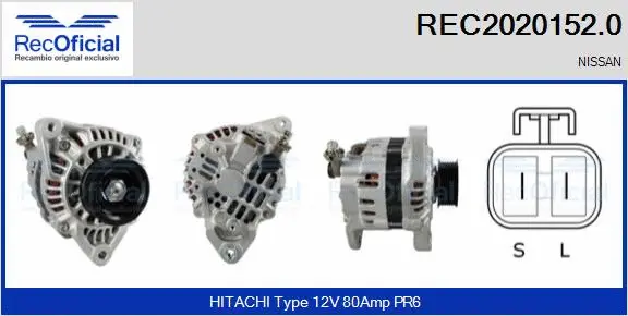 Alternator (REC2020152.0)