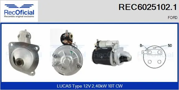 Starter (REC6025102.1)