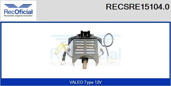 Alternator Regulator (RECSRE15104.0)