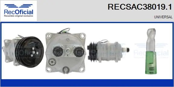 Compressor, air conditioning (RECSAC38019.1)