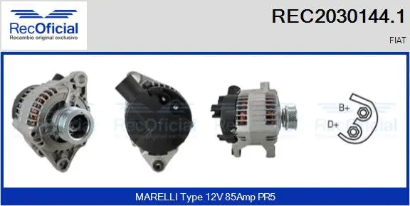 Alternator (REC2030144.1)