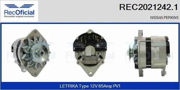 Alternator (REC2021242.1)