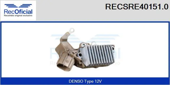 Alternator Regulator (RECSRE40151.0)