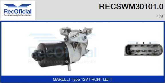 Wiper Motor (RECSWM30101.0)