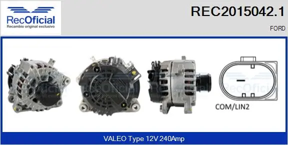 Alternator (REC2015042.1)
