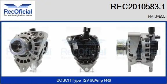 Alternator (REC2010583.1)